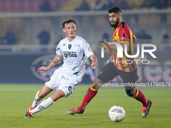 Liam Henderson of Empoli FC is in action during the Serie A match between US Lecce and Empoli in Lecce, Italy, on November 8, 2024. (