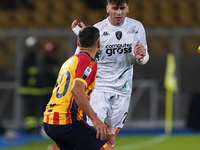 Saba Goglichidze of Empoli FC is in action during the Serie A match between US Lecce and Empoli in Lecce, Italy, on November 8, 2024. (