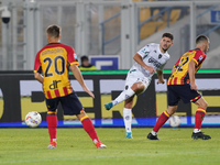 Liberato Cacace of Empoli FC is in action during the Serie A match between US Lecce and Empoli in Lecce, Italy, on November 8, 2024. (