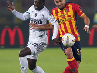 Santiago Pierotti of US Lecce is in action during the Serie A match between US Lecce and Empoli in Lecce, Italy, on November 8, 2024. (