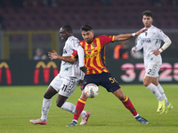 Santiago Pierotti of US Lecce is in action during the Serie A match between US Lecce and Empoli in Lecce, Italy, on November 8, 2024. (