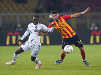 Santiago Pierotti of US Lecce is in action during the Serie A match between US Lecce and Empoli in Lecce, Italy, on November 8, 2024. (