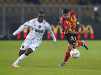 Santiago Pierotti of US Lecce is in action during the Serie A match between US Lecce and Empoli in Lecce, Italy, on November 8, 2024. (