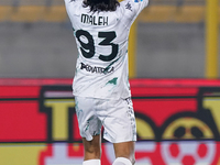 Youssef Maleh of Empoli FC is in action during the Serie A match between US Lecce and Empoli in Lecce, Italy, on November 8, 2024. (