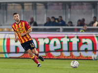 Frederic Gilbert of US Lecce plays during the Serie A match between US Lecce and Empoli in Lecce, Italy, on November 8, 2024. (