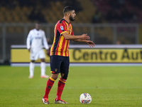 Hamza Rafia of US Lecce is in action during the Serie A match between US Lecce and Empoli in Lecce, Italy, on November 8, 2024. (