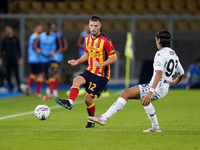 Frederic Gilbert of US Lecce plays during the Serie A match between US Lecce and Empoli in Lecce, Italy, on November 8, 2024. (