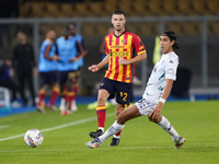 Frederic Gilbert of US Lecce plays during the Serie A match between US Lecce and Empoli in Lecce, Italy, on November 8, 2024. (