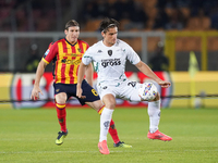 Lorenzo Colombo of Empoli FC is in action during the Serie A match between US Lecce and Empoli in Lecce, Italy, on November 8, 2024. (