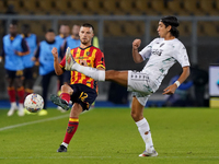 Frederic Gilbert of US Lecce plays during the Serie A match between US Lecce and Empoli in Lecce, Italy, on November 8, 2024. (