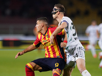 Nikola Krstovic of US Lecce is in action during the Serie A match between US Lecce and Empoli in Lecce, Italy, on November 8, 2024. (