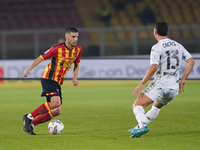 Frederic Gilbert of US Lecce plays during the Serie A match between US Lecce and Empoli in Lecce, Italy, on November 8, 2024. (