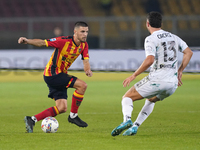 Frederic Gilbert of US Lecce plays during the Serie A match between US Lecce and Empoli in Lecce, Italy, on November 8, 2024. (