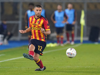 Frederic Gilbert of US Lecce plays during the Serie A match between US Lecce and Empoli in Lecce, Italy, on November 8, 2024. (