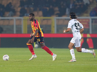 Lassana Coulibaly of US Lecce is in action during the Serie A match between US Lecce and Empoli in Lecce, Italy, on November 8, 2024. (