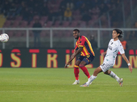 Lassana Coulibaly of US Lecce is in action during the Serie A match between US Lecce and Empoli in Lecce, Italy, on November 8, 2024. (