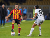 Frederic Gilbert of US Lecce plays during the Serie A match between US Lecce and Empoli in Lecce, Italy, on November 8, 2024. (