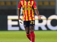 Lassana Coulibaly of US Lecce is in action during the Serie A match between US Lecce and Empoli in Lecce, Italy, on November 8, 2024. (