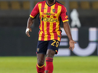 Lassana Coulibaly of US Lecce is in action during the Serie A match between US Lecce and Empoli in Lecce, Italy, on November 8, 2024. (