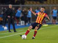 Frederic Gilbert of US Lecce plays during the Serie A match between US Lecce and Empoli in Lecce, Italy, on November 8, 2024. (