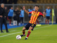 Frederic Gilbert of US Lecce plays during the Serie A match between US Lecce and Empoli in Lecce, Italy, on November 8, 2024. (