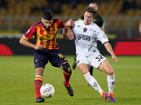 Hamza Rafia of US Lecce is in action during the Serie A match between US Lecce and Empoli in Lecce, Italy, on November 8, 2024. (