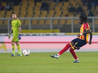 Kialonda Gaspar of US Lecce plays during the Serie A match between US Lecce and Empoli in Lecce, Italy, on November 8, 2024. (