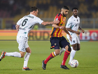 Hamza Rafia of US Lecce is in action during the Serie A match between US Lecce and Empoli in Lecce, Italy, on November 8, 2024. (