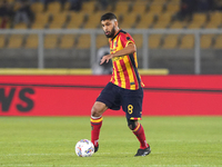 Hamza Rafia of US Lecce is in action during the Serie A match between US Lecce and Empoli in Lecce, Italy, on November 8, 2024. (