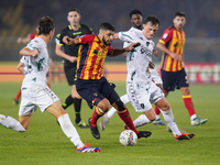 Hamza Rafia of US Lecce is in action during the Serie A match between US Lecce and Empoli in Lecce, Italy, on November 8, 2024. (