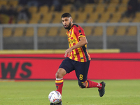 Hamza Rafia of US Lecce is in action during the Serie A match between US Lecce and Empoli in Lecce, Italy, on November 8, 2024. (