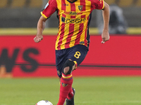 Hamza Rafia of US Lecce is in action during the Serie A match between US Lecce and Empoli in Lecce, Italy, on November 8, 2024. (