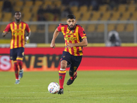 Hamza Rafia of US Lecce is in action during the Serie A match between US Lecce and Empoli in Lecce, Italy, on November 8, 2024. (