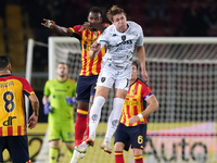 Lorenzo Colombo of Empoli FC is in action during the Serie A match between US Lecce and Empoli in Lecce, Italy, on November 8, 2024. (