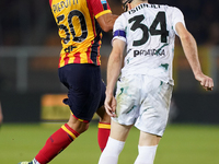 Santiago Pierotti of US Lecce is in action during the Serie A match between US Lecce and Empoli in Lecce, Italy, on November 8, 2024. (