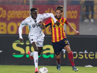 Antonino Gallo of US Lecce is in action during the Serie A match between US Lecce and Empoli in Lecce, Italy, on November 8, 2024. (