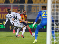 Antonino Gallo of US Lecce is in action during the Serie A match between US Lecce and Empoli in Lecce, Italy, on November 8, 2024. (