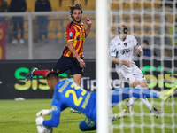 Antonino Gallo of US Lecce is in action during the Serie A match between US Lecce and Empoli in Lecce, Italy, on November 8, 2024. (