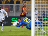 Antonino Gallo of US Lecce is in action during the Serie A match between US Lecce and Empoli in Lecce, Italy, on November 8, 2024. (