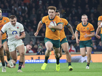 Australia's Andrew Kellaway (Hunters Hill Rugby) runs for his try during the Autumn Nations Series between England and Australia (Wallabies)...