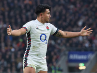 England's Marcus Smith (Harlequins) is in action during the Autumn Nations Series between England and Australia (Wallabies) at Allianz Stadi...