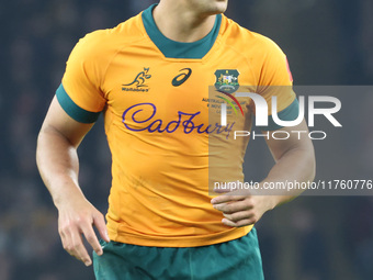 Australia's Joseph-Aukuso Suaalii from The Kings School makes his debut during the Autumn Nations Series between England and Australia (Wall...