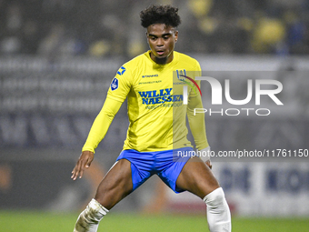 RKC defender Godfried Roemeratoe plays during the match between RKC and NEC at the Mandemakers Stadium in Waalwijk, Netherlands, on November...