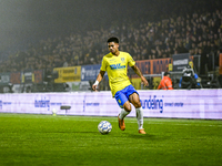 RKC forward Richonell Margaret plays during the match between RKC and NEC at the Mandemakers Stadium in Waalwijk, Netherlands, on November 9...