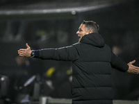 NEC trainer Rogier Meijer is present during the match between RKC and NEC at the Mandemakers Stadium in Waalwijk, Netherlands, on November 9...