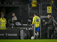 RKC midfielder Daouda Weidmann leaves the field after his red card during the match between RKC and NEC at the Mandemakers Stadium in Waalwi...