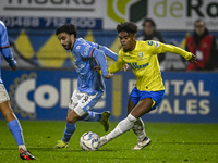 RKC defender Godfried Roemeratoe plays during the match between RKC and NEC at the Mandemakers Stadium in Waalwijk, Netherlands, on November...