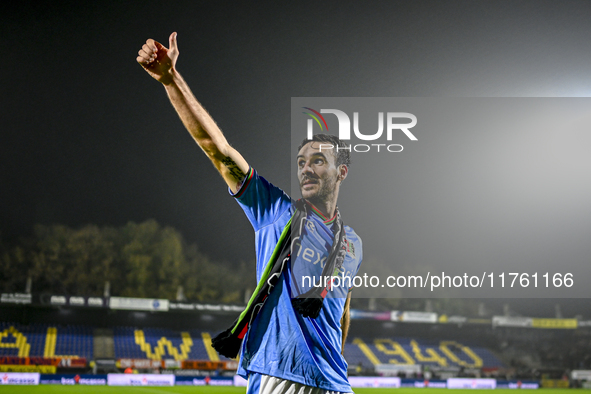 NEC defender Ivan Marquez plays during the match between RKC and NEC at the Mandemakers Stadium in Waalwijk, Netherlands, on November 9, 202...