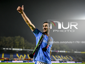 NEC defender Ivan Marquez plays during the match between RKC and NEC at the Mandemakers Stadium in Waalwijk, Netherlands, on November 9, 202...