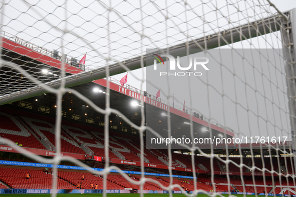 A general view inside the City Ground during the Premier League match between Nottingham Forest and Newcastle United at the City Ground in N...